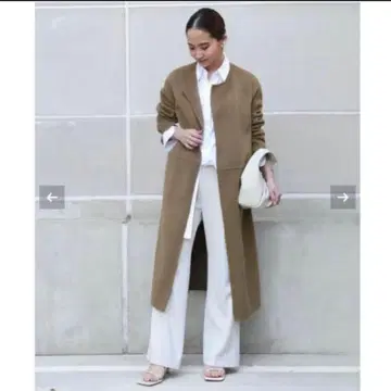 Muse de Deuxieme Classe 리버 롱 노카라 코트