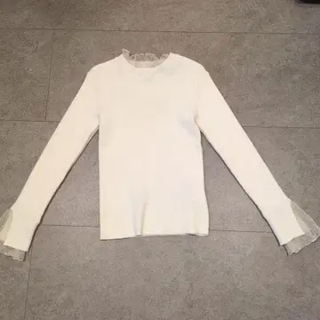 grove 튤 플리츠 레이어드 풀오버 미사용 새상품