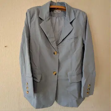 Miss yoyo 라이트 블루 테일러드 자켓