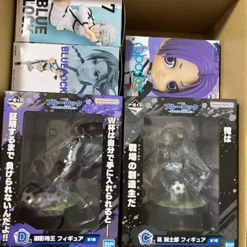 블루 록 나기 세이시로 미카게 레오 제일복권 C상 D상 클리어 포스터