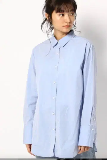 BABYLONE STANDARD 셔츠 라이트 블루 긴팔 F