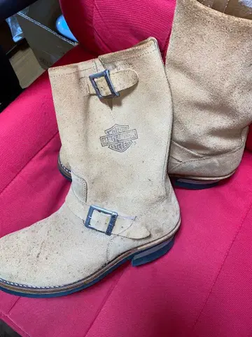 Harley-Davidson 베이지 엔지니어 부츠