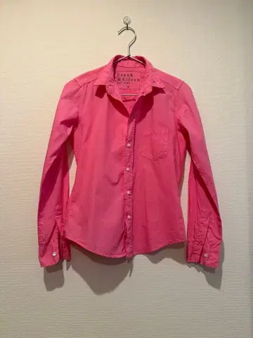 Frank & Eileen 핑크 긴팔 셔츠 XXS