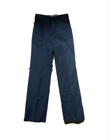 네이비 워크 팬츠 폴리에스테르제