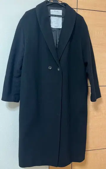Elura 스페리올 울 롱 코트 블랙 L 사이즈