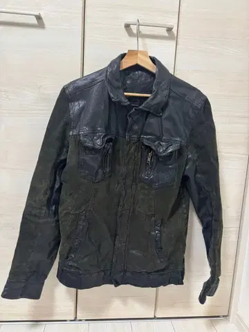 가죽 자켓 캐주얼 블랙