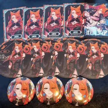 마계의 집사 마이 드라큘라 마피아 아니카페 카드 코스터 캔뱃지 아멜리