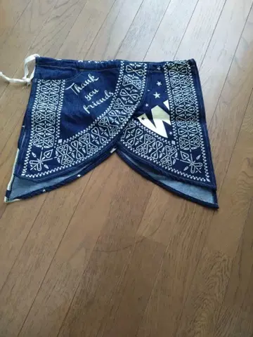 네이비 반다나 살롱 스커트 브랜드 M