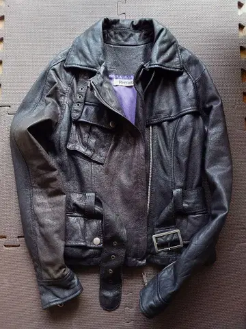 RHYME 램 가죽 라이더 자켓 M 사이즈