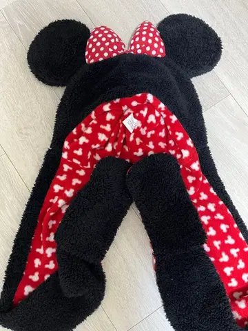 미니 마우스 팬캡 머플러캡