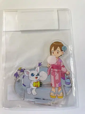 디지몬 아크릴 스탠드 츠리비레 이슬이(히카리) & 테일몬