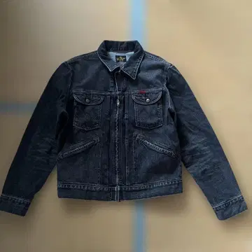 Wrangler x KOZABURO 콜라보 데님 자켓 블랙