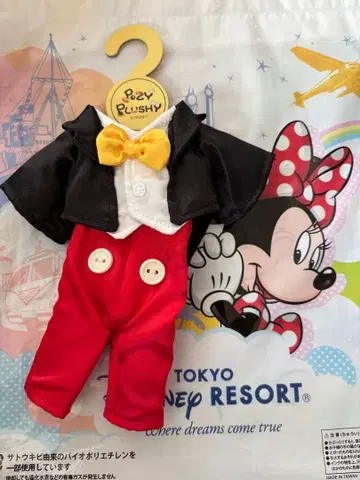 포즈 플러시 미키 미니 의류