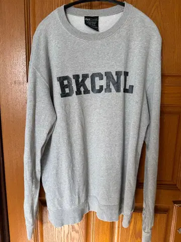 BackChannel BKCNL 로고 맨투맨 XL 그레이