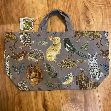 나탈리 레테 레지 바스켓 대응 마켓 백 애니멀 고블랑 고양이 토끼