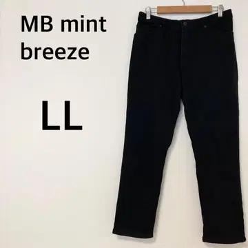MB mint breeze 데님 팬츠 [ LL ] 청바지 뒷밴딩 블랙