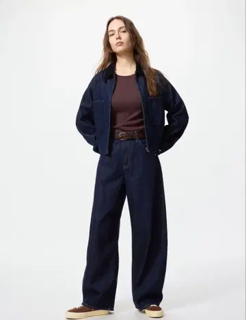 배기 커브 청바지