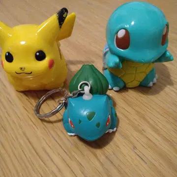 포켓몬 피카츄 꼬부기 저금통 소프트 비닐 피규어