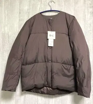 [택 포함 새상품] 유니클로C 라이트 다운 자켓 다크 브라운