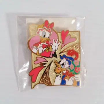 [레어] 도쿄디즈니씨 방문객 핀 배지 2004년 화이트데이 한정판