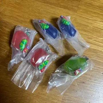 배고픈 애벌레 캡슐 토이 5개 세트