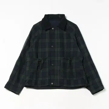 JUDIN 체크 리버서블 오버 자켓