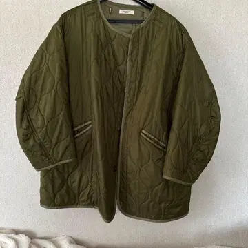 FREAK'S STORE 퀼팅 자켓 올리브 그린