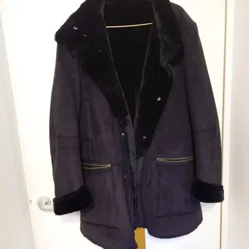 캘빈클라인 스웨이드 자켓 퍼 포함