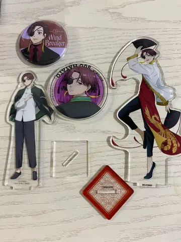 윈드브레이커 소방준비 묶음 판매 아크릴 스탠드 캔뱃지