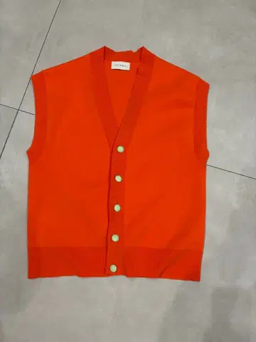 스탠브리 오렌지 니트 베스트 38 사이즈