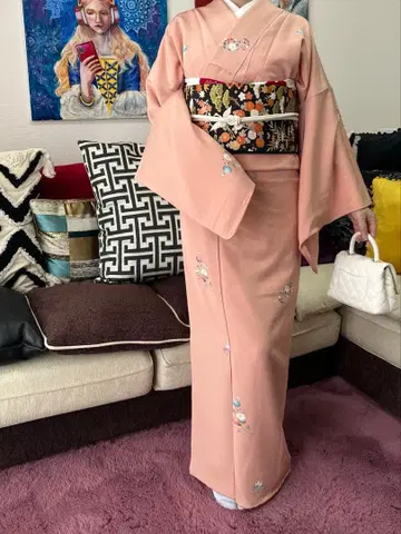 불규칙 무늬 코몬 루즈한 사이즈