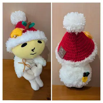 산타 모자 & 복슬복슬 숄 유즈타로 코스튬