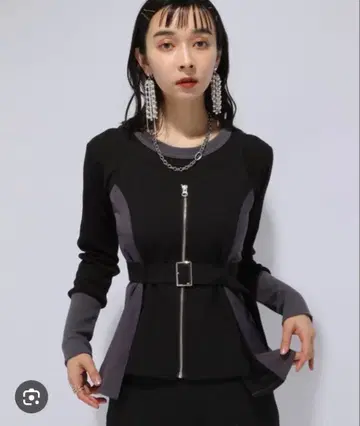 HARE 린넨 터치 하이 배색 뷔스티에 [ 새상품급 ]