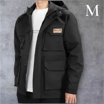 새상품 마운틴 파카 아웃도어 자켓 남성용 방풍 방한 블랙 M