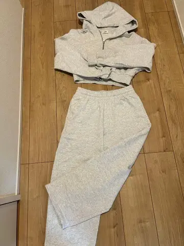 WEGO 그레이 셋업 후드 부착