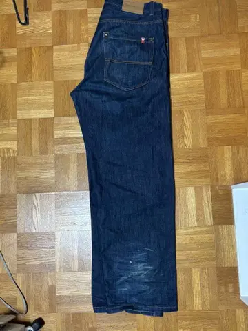 사우스포, 40인치 스트레이트 데님 다크 블루