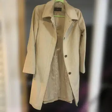 [ 벨트 없음, 목 퍼 없음 ] 롱 코트