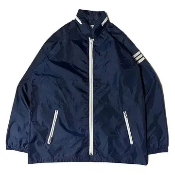 80s ALBARIC 나일론 윈드 자켓 네이비 빈티지