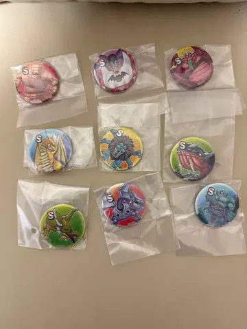 드래곤 퀘스트 워크 코코로S 캔뱃지 9개 세트