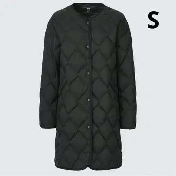 유니클로 울트라 라이트 다운 코트 여성용 S 블랙