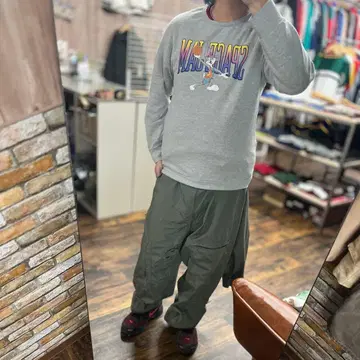 SPACE JAM 맨투맨 트레이닝복 그레이 XL 구제 의류 아메카지 농구