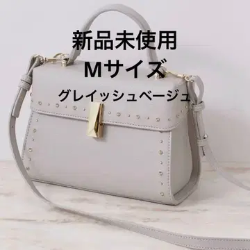 CELFORD 뤼탕 비쥬 스터드 미니백 (M) 그레이쉬 베이지