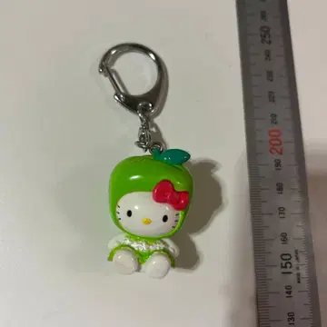 지역 한정 키티 키링 파란 사과 헤이세이 레트로 산리오 헬로키티