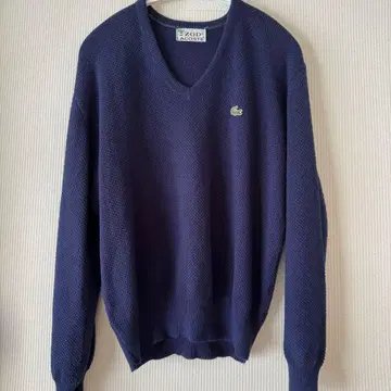 라코스테 V넥 스웨터