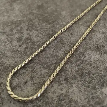 멕시칸 주얼리 실버 925 목걸이 슬림 체인 빈티지