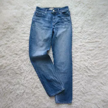 새상품급 YANUK 야누크 하이웨스트 스트레이트 ANNETTE 블루 25