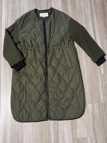 레이빔즈 퀼팅 롱 자켓