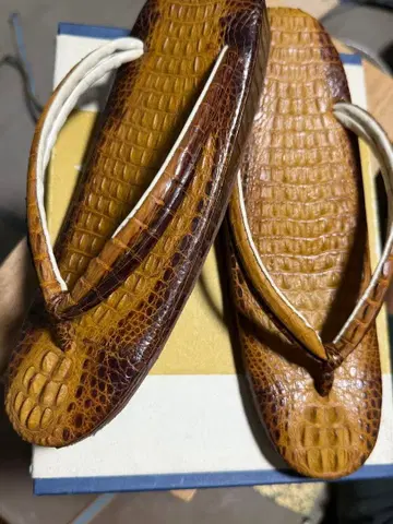 천연 가죽 크로커다일 조리 23cm 츠지야 본점