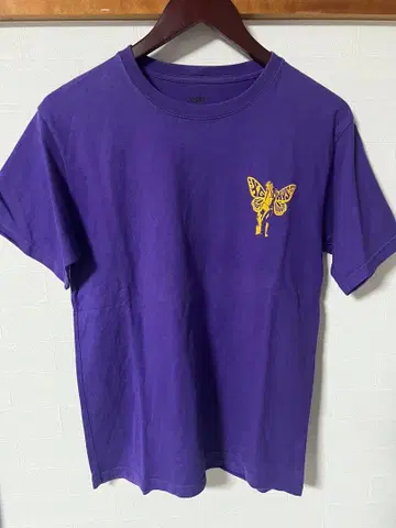 xgirl 보라색 M 셔츠 나비 디자인