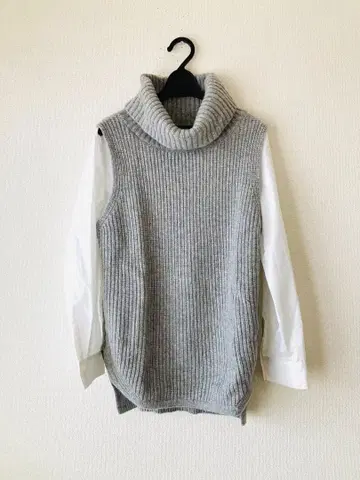 mila owen 레이어드 하이넥 니트